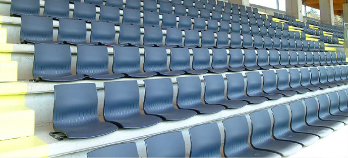 high back spectator stadium seat