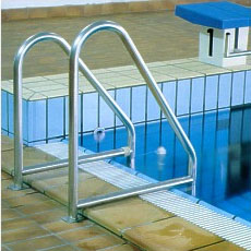 pool ladder, entry system